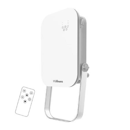 Caloventor de vidrio de pared Liliana Split Smartheat Blanco